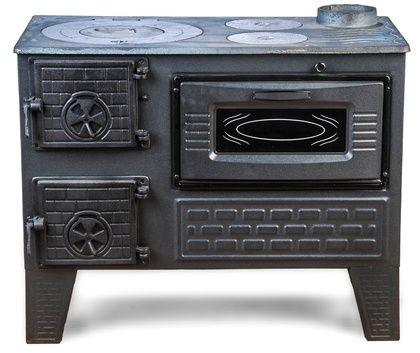 Отопительно-варочная печь МастерПечь ПВ-04 с духовым шкафом, 7,5 кВт в Звенигороде