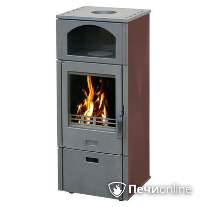 Отопительно-варочная печь Plamen Laguna коричневая в Звенигороде