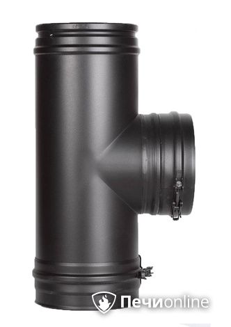 Тройник 90° Schiedel Тройник 90° д.150 PM25 (Черный) Permetr в Звенигороде