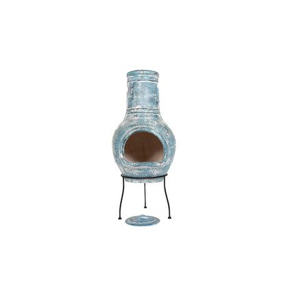 Чаша для костра La Hacienda Blue Banded в Звенигороде