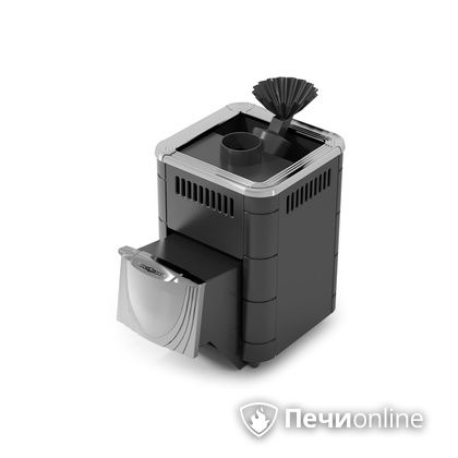 Дровяная печь-каменка TMF Гейзер Микра 2017 Inox ДН ЗК антрацит в Звенигороде