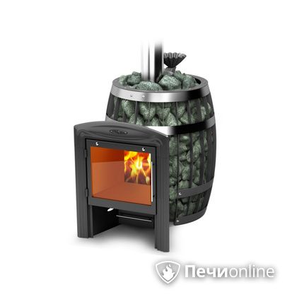 Дровяная банная печь TMF Саяны II Carbon Витра ЗК в Звенигороде