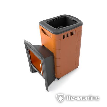 Дровяная печь-каменка TMF Тунгуска Cast Витра терракота в Звенигороде