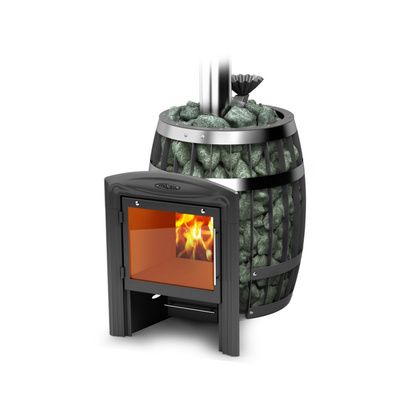 Дровяная банная печь TMF Саяны II Inox Витра ЗК в Звенигороде