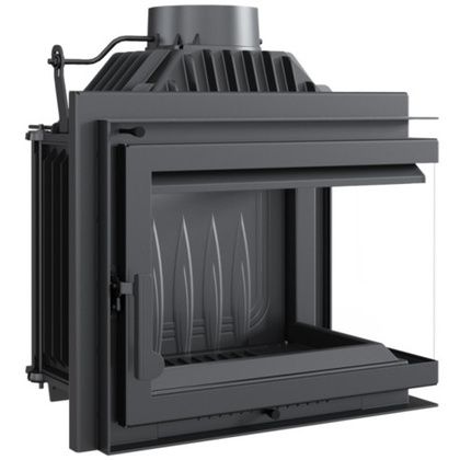 Каминная топка Kratki SIMPLE/M/S/P/BS угловое стекло справа в Звенигороде