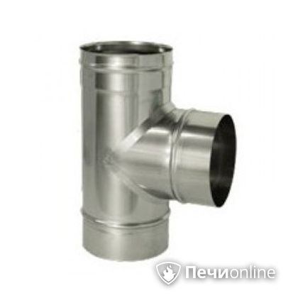 Дымоход Дымок Тройник 90° одностенный 0.5 мм TRHR90 150 в Звенигороде