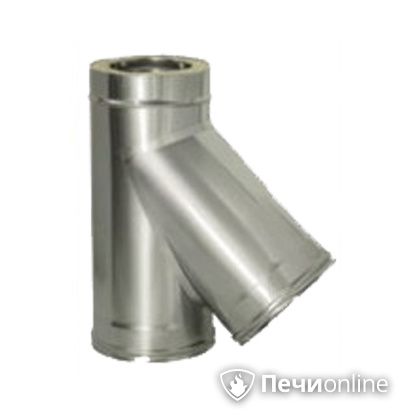 Дымоход Дымок Тройник 45° с изоляцией 0.5 мм. ТRFR45 150/230 в Звенигороде