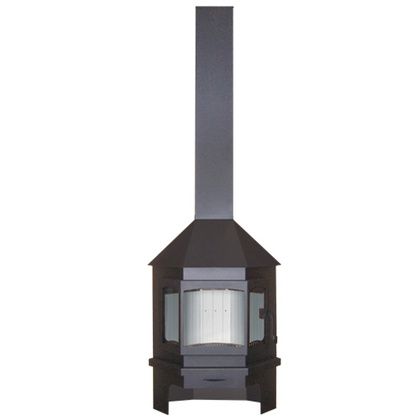 Печь-камин Бавария (Экокамин) угловая мюнхен, графит в Звенигороде