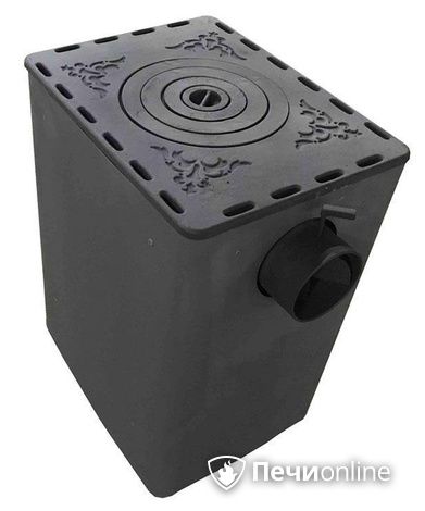 Отопительно-варочная печь Березка Комфорт 120 ДТ-3 стекло в Звенигороде