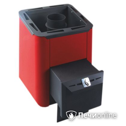 Дровяная банная печь Конвектика Колибри 9 терракота в Звенигороде