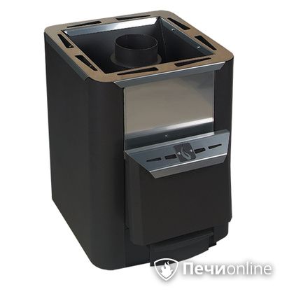 Дровяная банная печь Конвектика Колибри 9У антрацит в Звенигороде