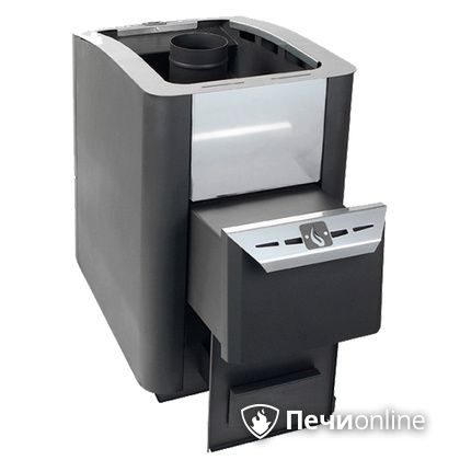 Дровяная банная печь Конвектика 12 антрацит в Звенигороде