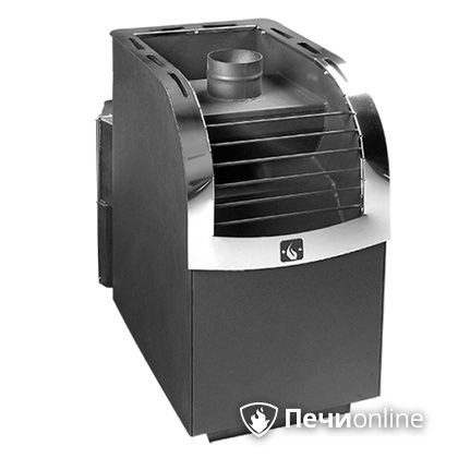 Дровяная банная печь Конвектика Ниагара Сетка 16 антрацит в Звенигороде