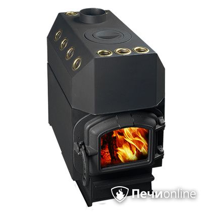 Печь буржуйка Конвектика Ставр 150 с варочной поверхностью и чугунной дверцей в Звенигороде