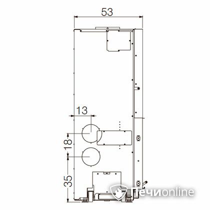 Каминная топка Edilkamin WINDO 120 nero в Звенигороде