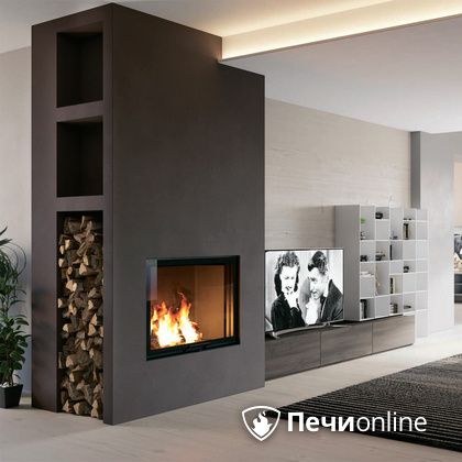 Каминная топка Edilkamin BLOKK 70 V nero в Звенигороде