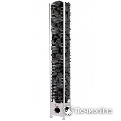 Электрокаменка для сауны Sawo TH3-60NB-P со встроенным пультом управления круглая в Звенигороде