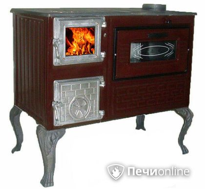 Отопительно-варочная печь МастерПечь ПВ-06 с духовым шкафом, 7.5 кВт в Звенигороде