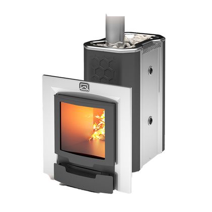 Дровяная банная печь Печь СИБИРЬ-20 ЛРК Профи Панорама (2.0) в Звенигороде