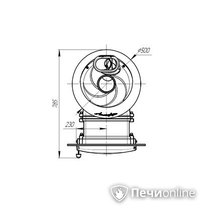 Дровяная печь-каменка Прометалл Атмосфера L ламель Окаменевшее дерево наборный рисунок в Звенигороде