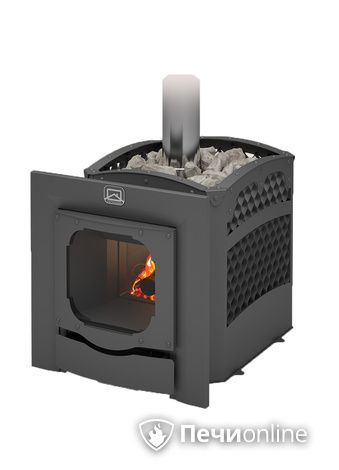 Дровяная банная печь Теплодар Былина-сетка-12 Ч Панорама (1.1) в Звенигороде