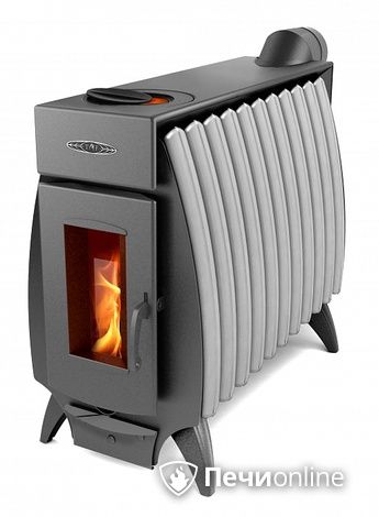 Отопительная печь TMF Огонь-Батарея 11 антрацит-серый металлик в Звенигороде