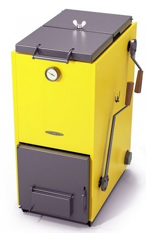 Твердотопливный котел TMF Цельсий Лайт 16кВт под АРТ и ТЭН желтый в Звенигороде