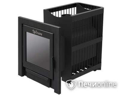 Дровяная банная печь Протопи Сетка 14 Панорама в Звенигороде