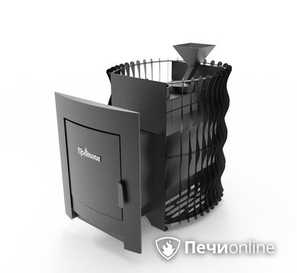 Дровяная банная печь Протопи Вулкан 18 Подкова в Звенигороде