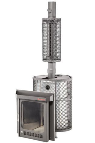 Дровяная банная печь Ферингер  Оптима ПФ (Сетка) в Звенигороде