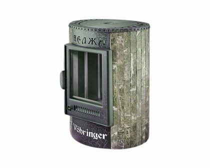 Отопительно-варочная печь Ферингер  Нелжа ПФ (Жадеит наборный) в Звенигороде