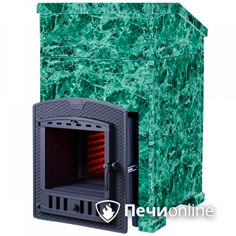 Дровяная печь-каменка Гефест ЗК 18 П (h830/40 верх) Президент Змеевик в Звенигороде