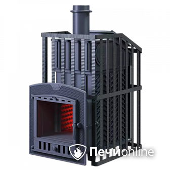 Дровяная банная печь Гефест Ураган ЗК 40 (П2)  в Звенигороде
