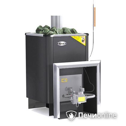Газо-дровяная банная печь Ермак Уралочка 20 без газовой горелки в Звенигороде