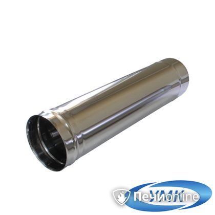 Дымоход УМК Труба D120 L=0.25 м 0,5 мм. нержавейка в Звенигороде