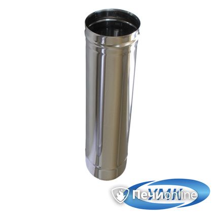 Дымоход УМК Труба D160 L=0.5 м 0.5 мм. нержавейка в Звенигороде