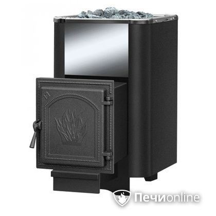 Дровяная банная печь Везувий Сенсация 16 Антрацит (271) в Звенигороде