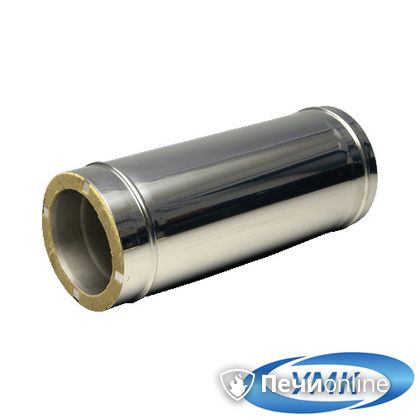 Дымоход УМК Сэндвич-труба 0.5м 120х200 Н+Н 0.5мм 0.5мм по воде в Звенигороде