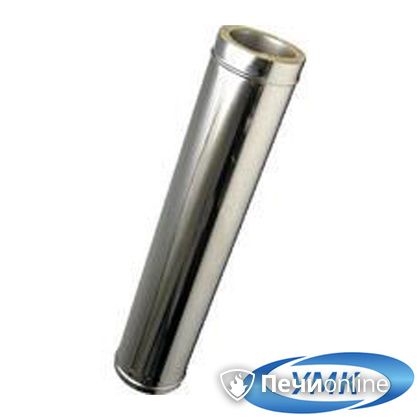 Дымоход УМК сэндвич 1.0м 100х160 Н+Оц 0.5мм 0.5мм по воде в Звенигороде