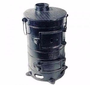 Печь-буржуйка Буржуйка ПОВ-57 армейская чугунная в Звенигороде