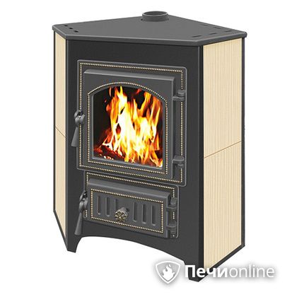 Печь-камин Везувий ПК-01(220) угловой бежевый в Звенигороде