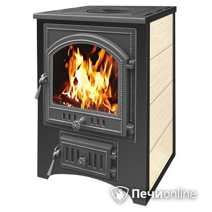 Печь-камин Везувий ПК-01(205) с варочной плитой бежевый в Звенигороде