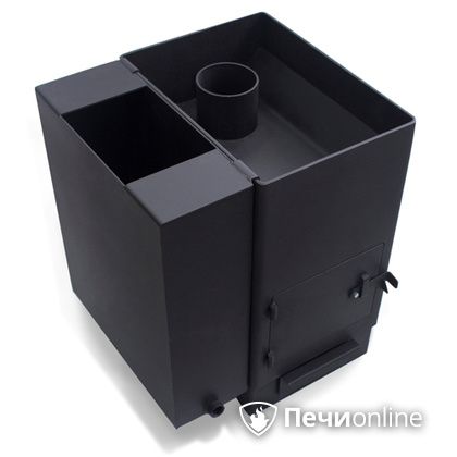 Печь для бани НМК Сибирь Копеечка под навесной бак 30 л в Звенигороде