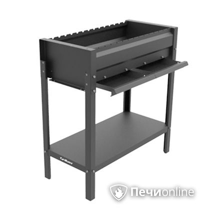 Мангал Grillver Редлайнер Стандарт Эйр с перфорированным дном и зольным ящиком в Звенигороде