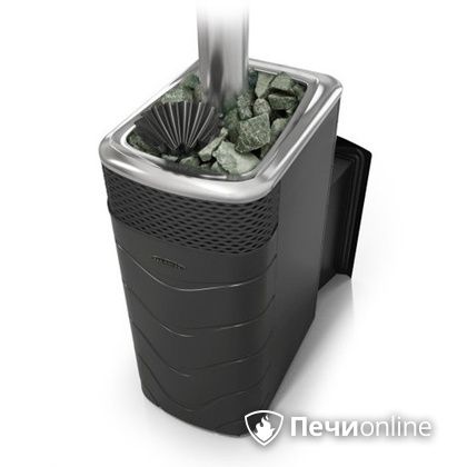 Дровяная банная печь TMF Гейзер XXL 2017 Inox Витра закрытая каменка антрацит в Звенигороде
