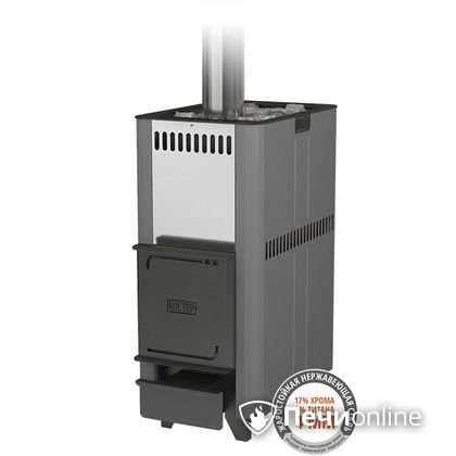 Дровяная банная печь Костёр 14 К без выносного топливного тоннеля в Звенигороде