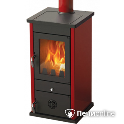 Печь-камин MBS Thermo Vesta Bordo с теплообменником в Звенигороде