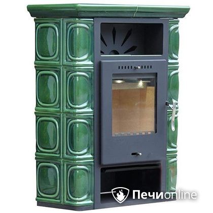 Печь-камин Thorma Borgholm Keramik TOP (черн./TOP оливк.-зел.)  в Звенигороде